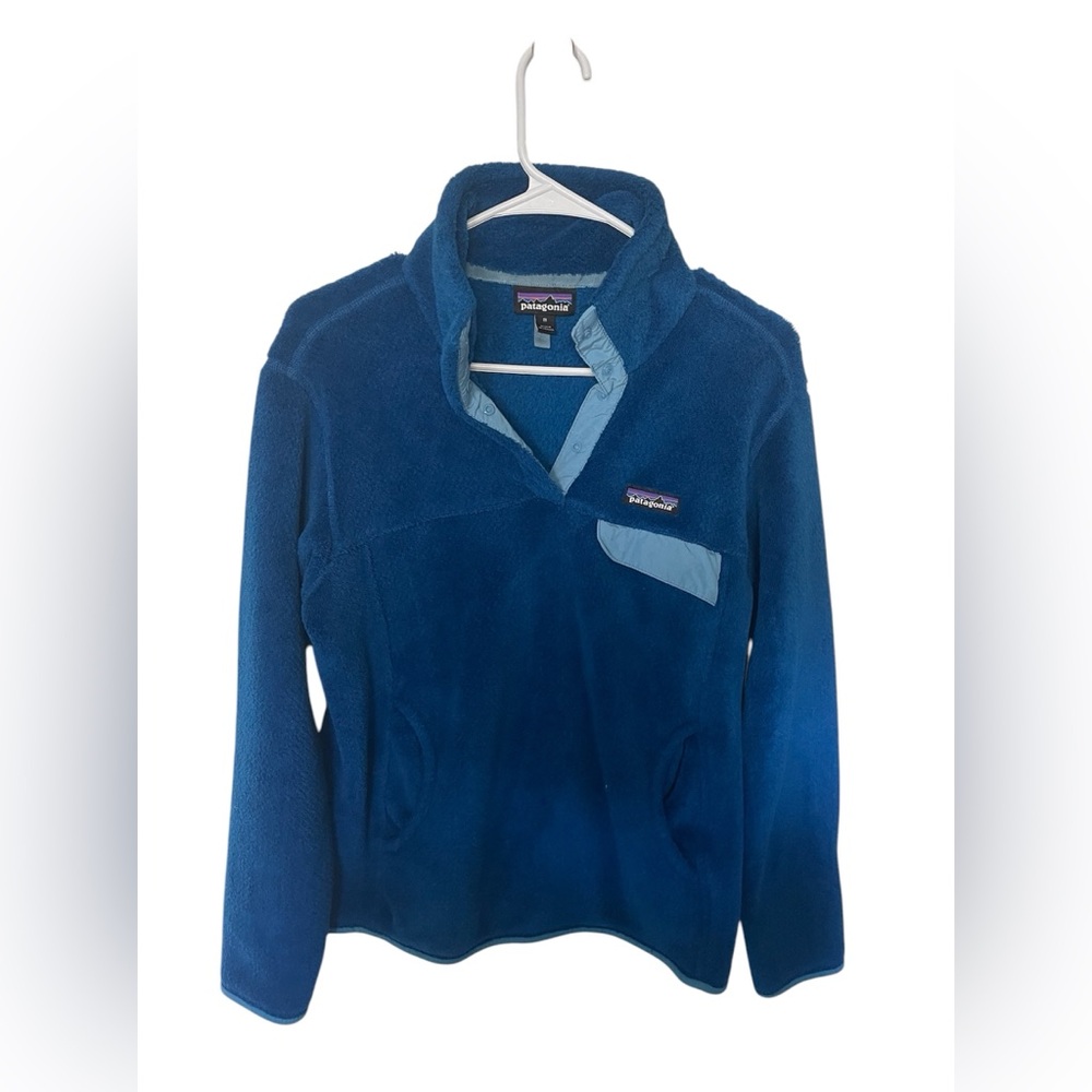 Patagonia ReTool Snap-T Women’s Blue Pullover Size Medium